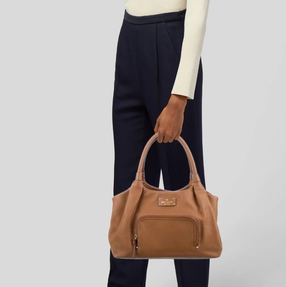 Kate Spade 🍅 Stevie Baxter Street Leather Shoulder Bag 🆕 - Picture 7 of 8